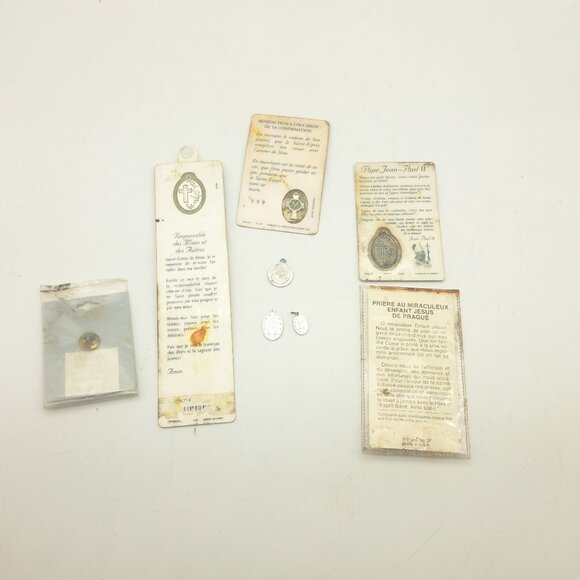 Vintage Catholic Pendants Set - Picture 3 of 11